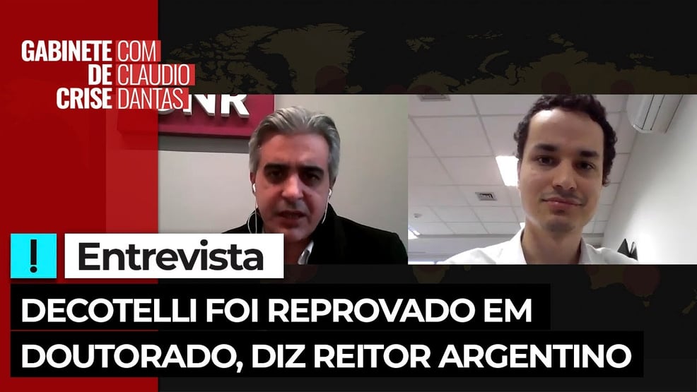Exclusivo: Decotelli foi reprovado em doutorado, diz reitor argentino