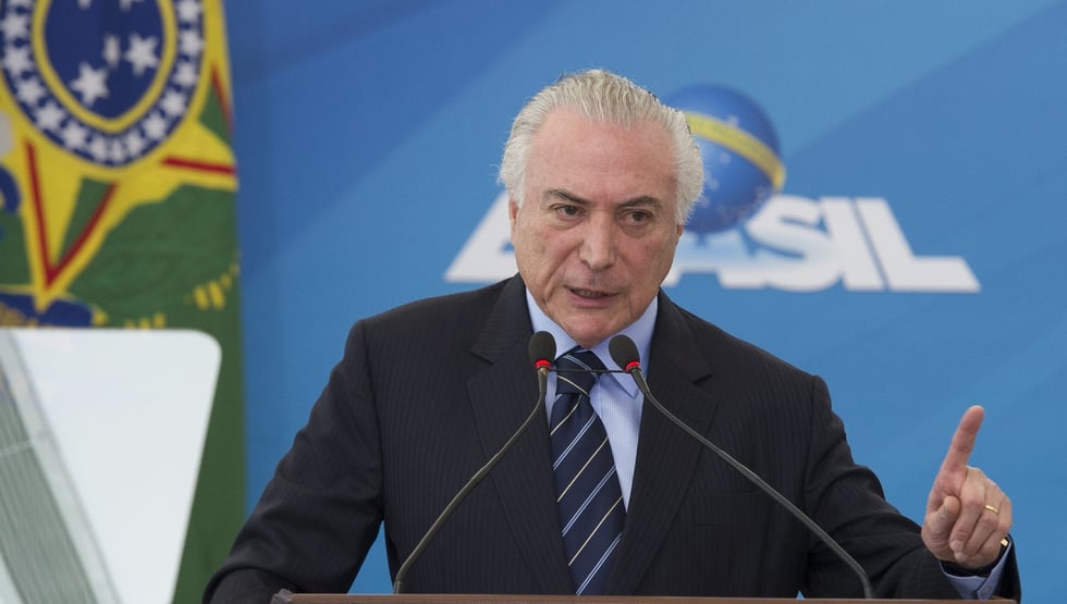 Temer: “Não vou ser candidato ao Planalto”