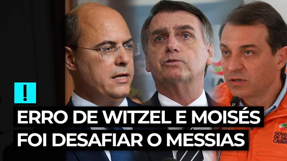 Vídeo: erro de Witzel e Moisés foi desafiar o Messias