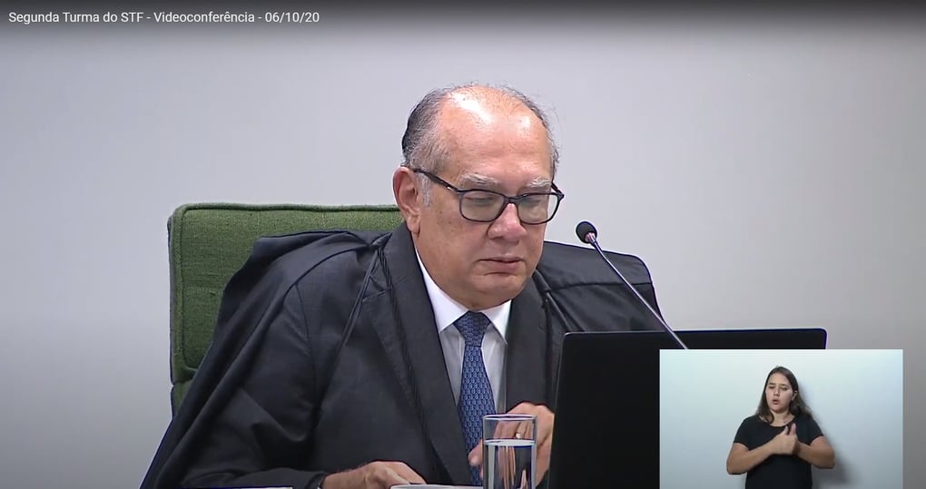 1 x 0 – Gilmar vota para manter foro de Flávio Bolsonaro em “rachadinhas”
