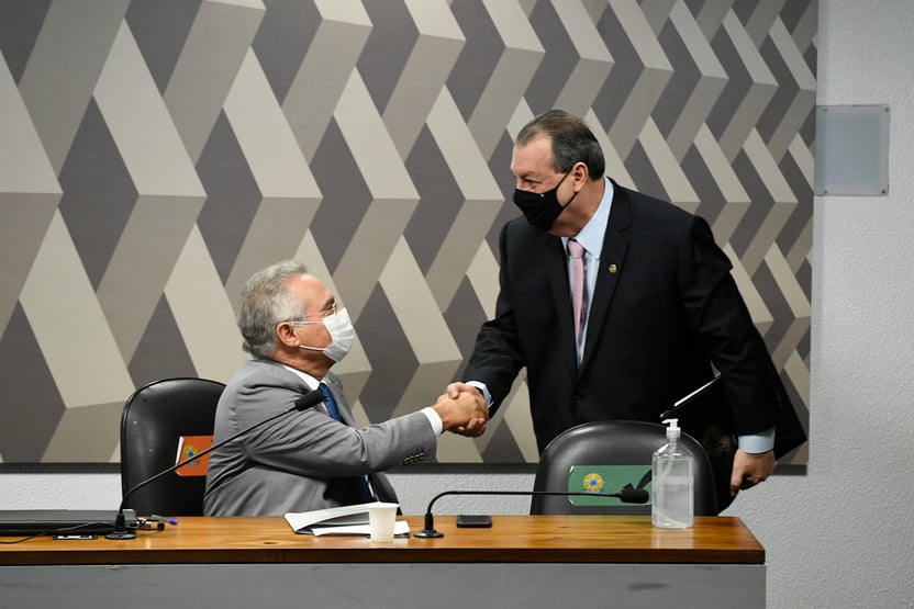 Nunes Marques envia à PGR pedido de investigação sobre Omar Aziz e Renan