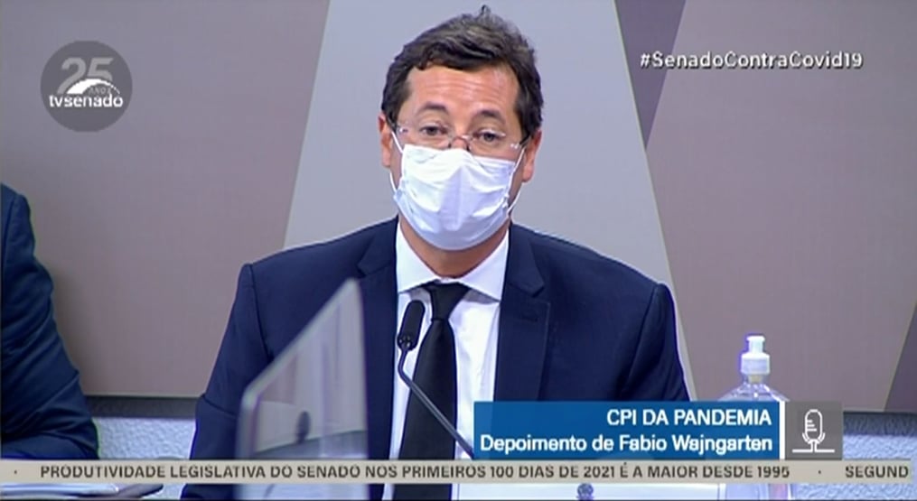 Tomei a iniciativa. Não pude ficar parado, diz Wajngarten, sobre negociação de vacinas