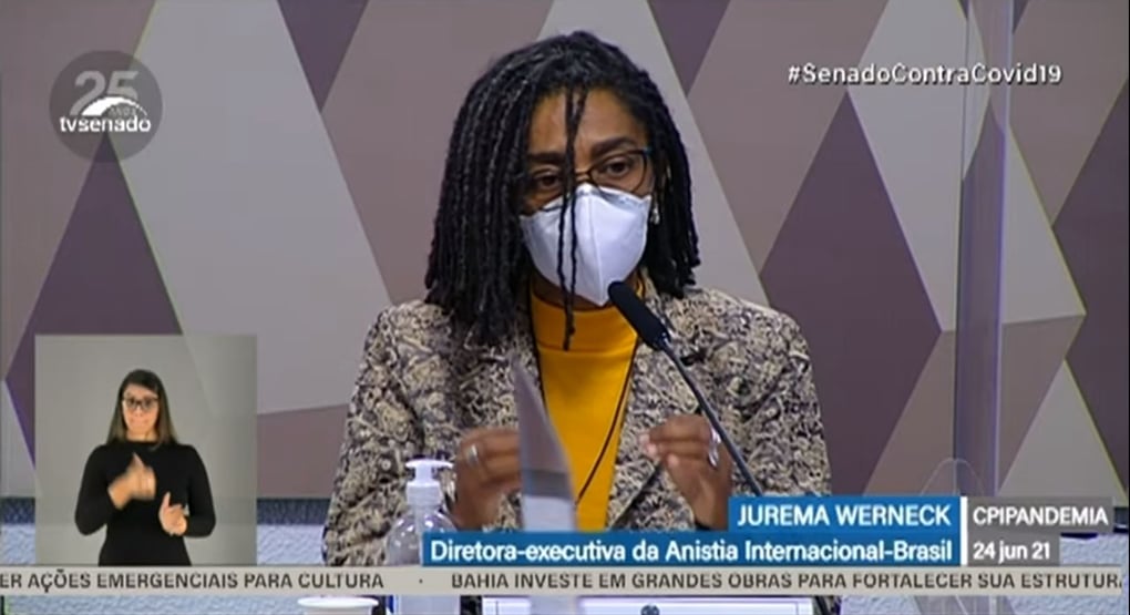 Diretora da Anistia Internacional diz que governo federal poderia ter evitado 120 mil mortes