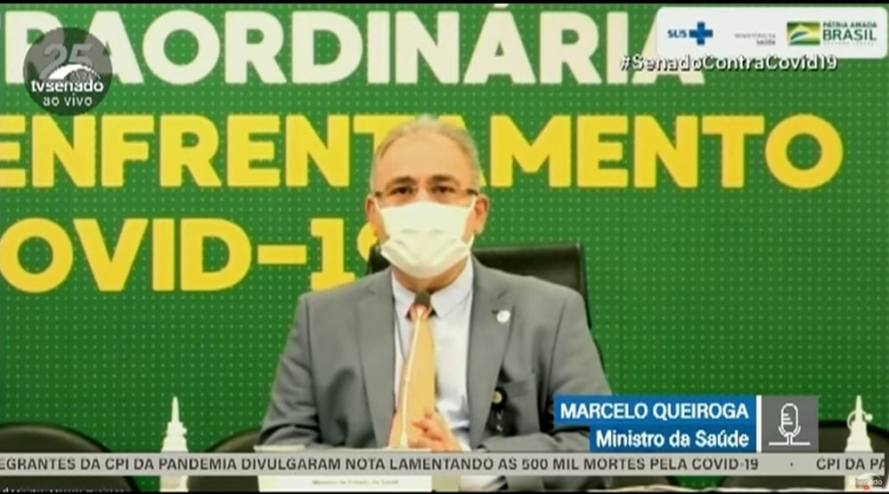 Um presságio de que o colapso começa a ser reduzido de forma gradual, diz Queiroga