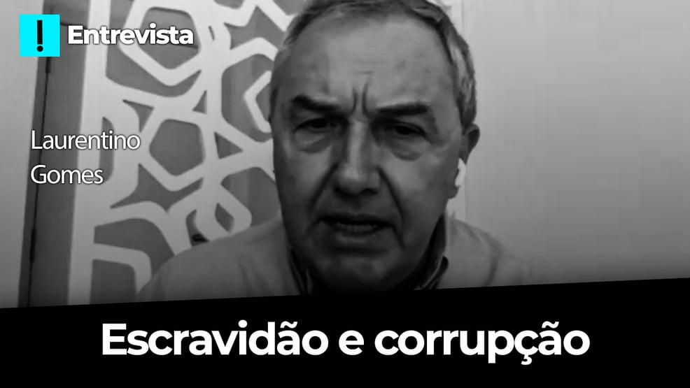 Laurentino Gomes discute relação entre escravidão e corrupção