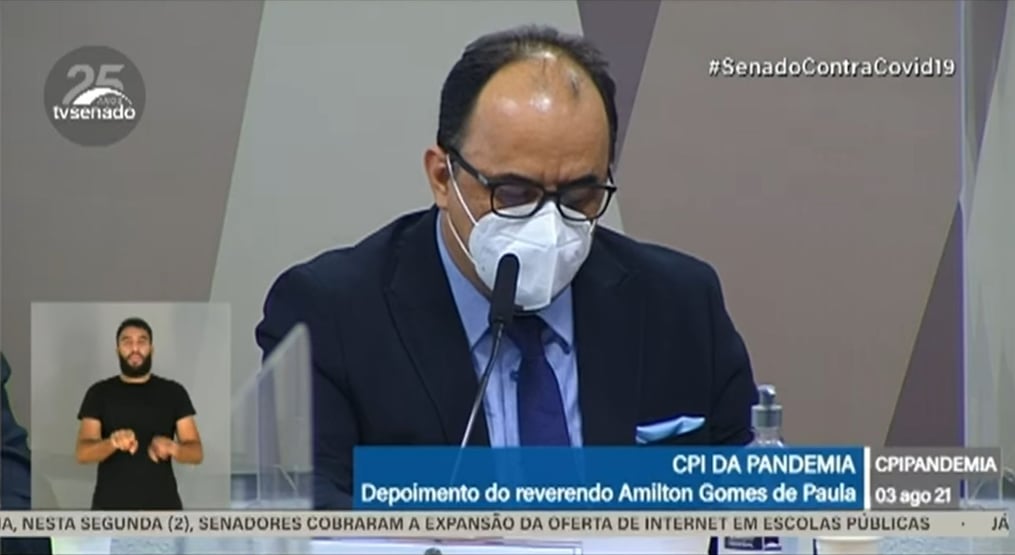 Reverendo Amilton diz que dono da Davati garantiu entrega de vacinas
