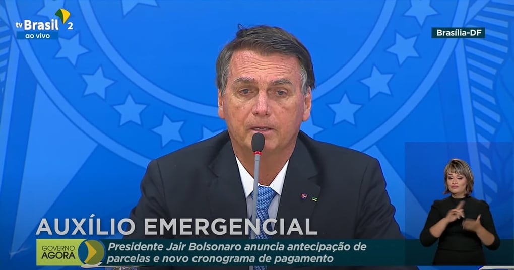 Bolsonaro anuncia extensão do auxílio emergencial até outubro