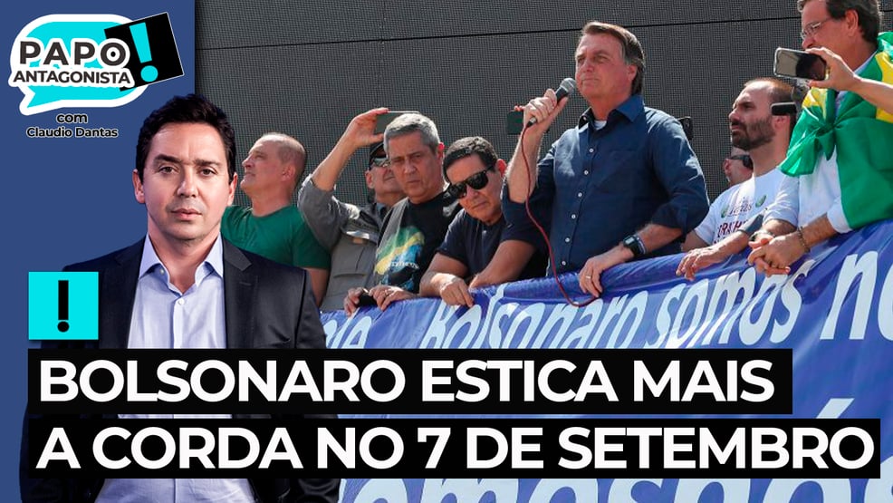 Bolsonaro estica mais a corda no 7 de Setembro