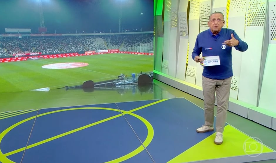 Galvão Bueno manda recado para Faustão durante transmissão na Globo