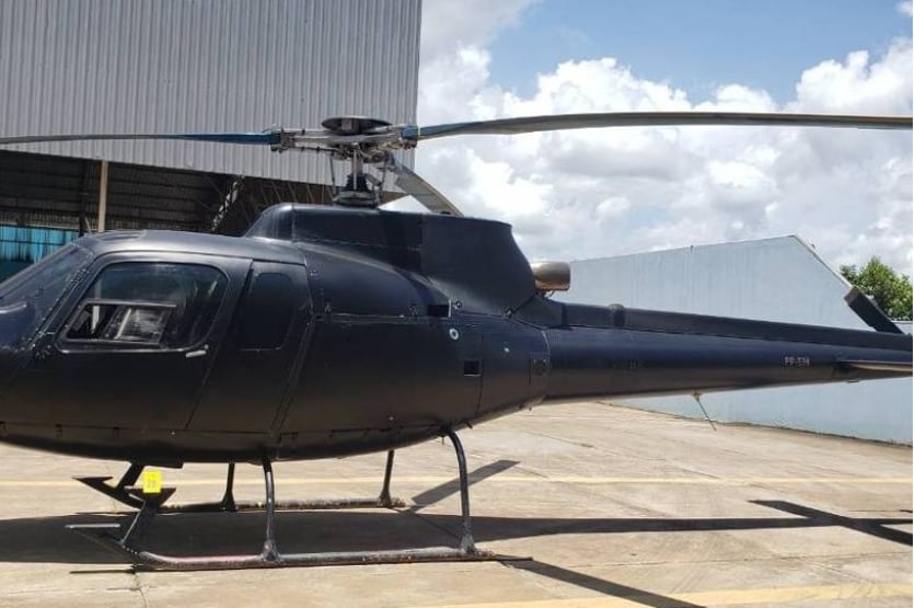 Helicóptero da polícia do Rio é apreendido por suspeita de uso em garimpo