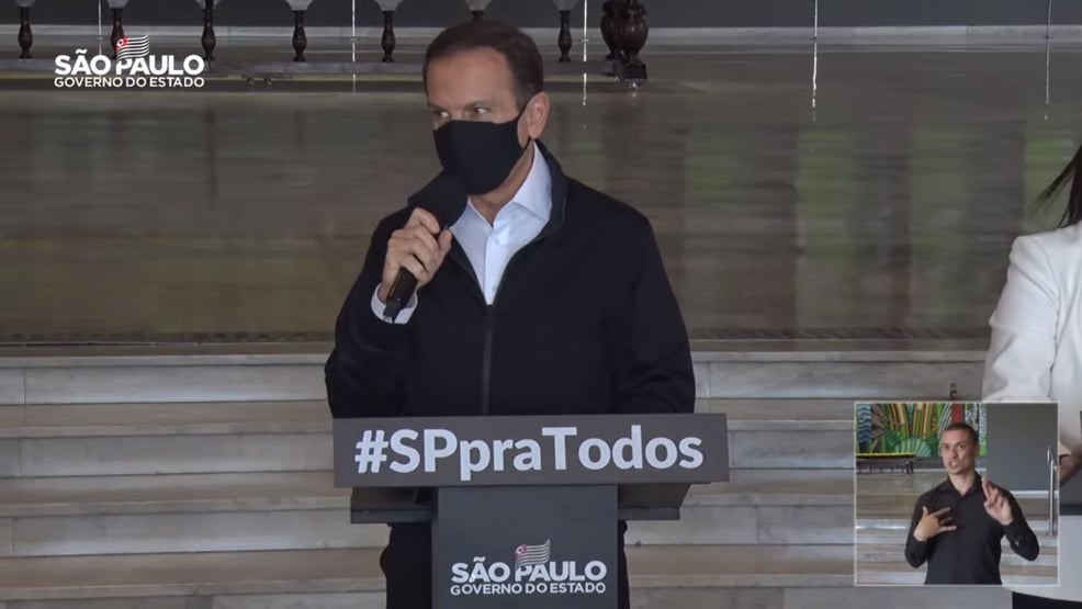 Doria, Gorinchteyn e Covas defendem Coronavac como 3ª dose para idosos
