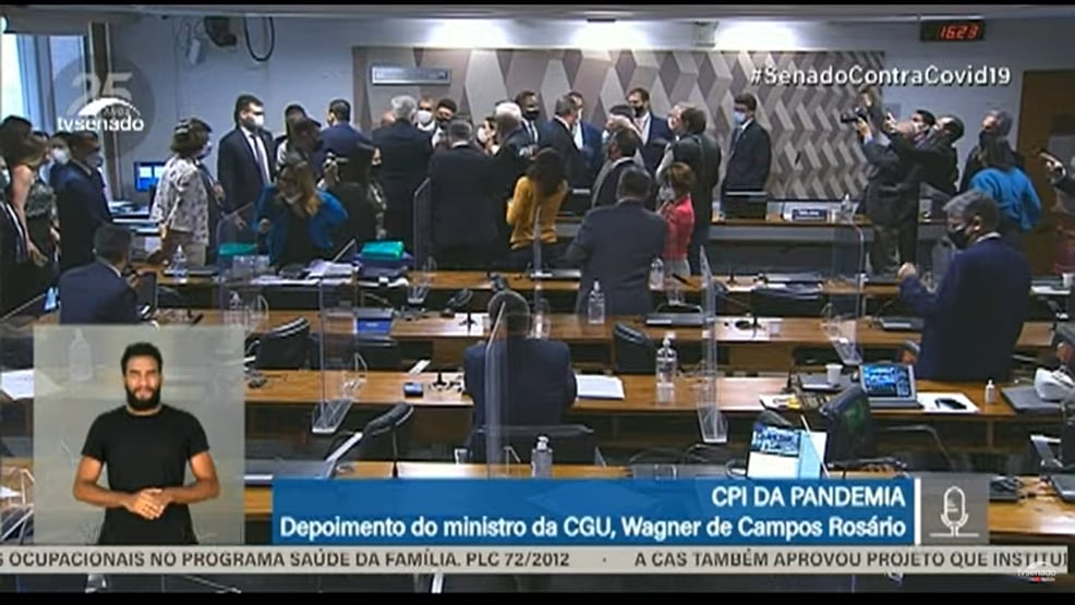 Wagner Rosário chama Simone Tebet de “descontrolada” e CPI é encerrada; assista