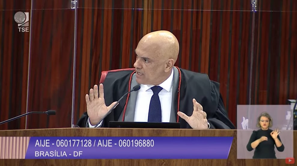 “Se houver repetição do que houve em 2018, terá cassação e prisão”, diz Moraes
