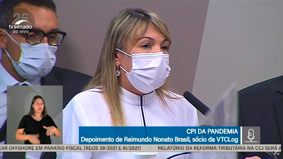 Diretora-executiva da VTCLog também presta esclarecimentos à CPI