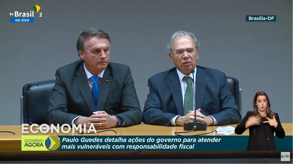 Bolsonaro, sobre Guedes: “Tenho confiança absoluta nele”