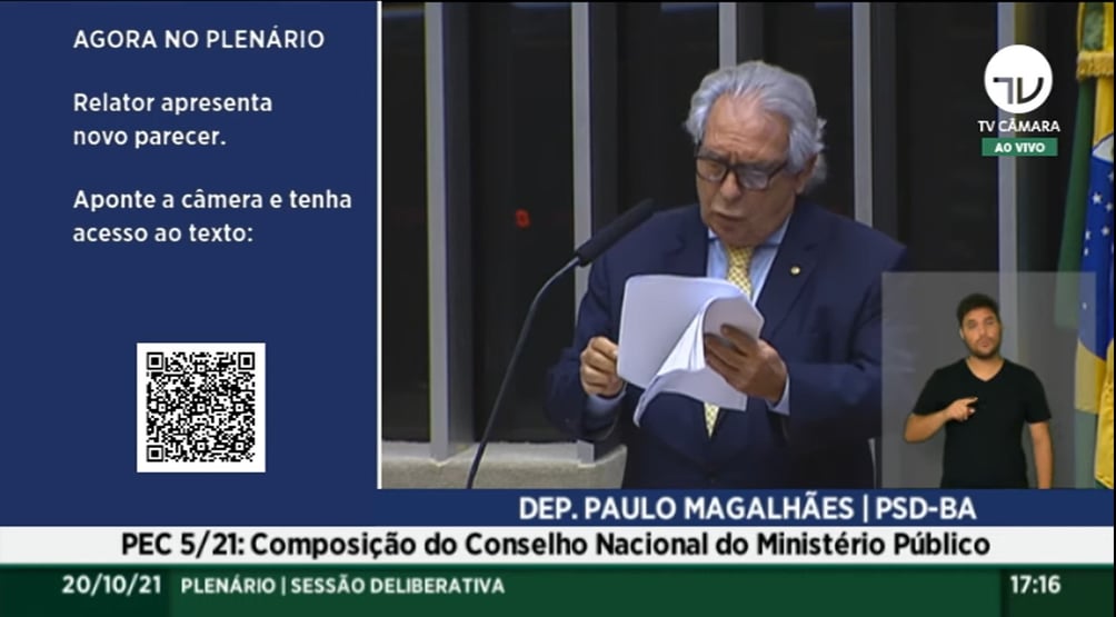 Relator da PEC da Vingança defende “participação alargada do Legislativo” no CNMP