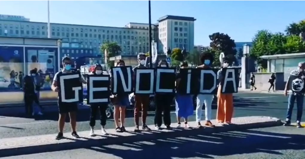 Manifestantes protestam contra Queiroga em Portugal: “Genocida”