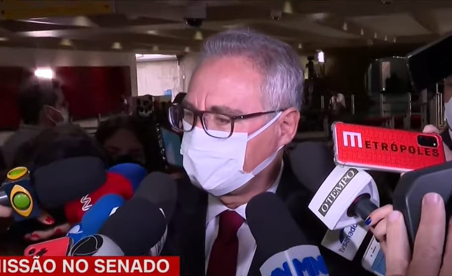 “Esse serial killer continua a fazer as mesmas coisas”, diz Renan, sobre Bolsonaro
