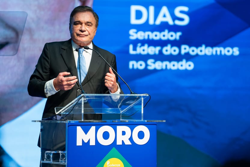 “Só estou sabendo pela imprensa”, diz Alvaro, sobre chance de Moro deixar o Podemos