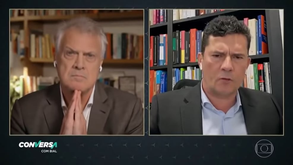 Sergio Moro amplia audiência do “Conversa com Bial”