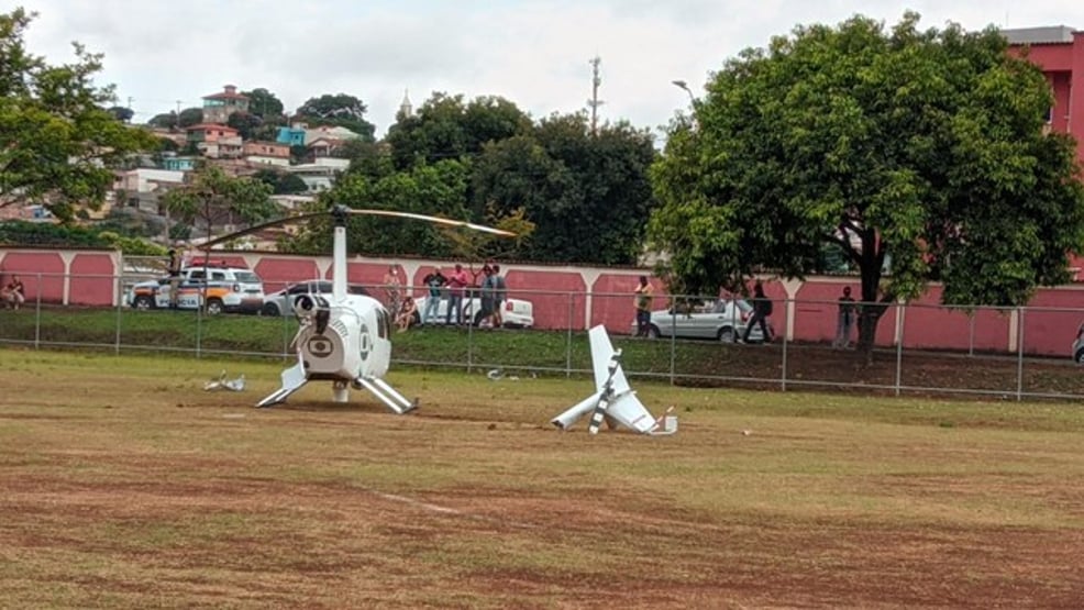 Globocop faz pouso de emergência em Belo Horizonte; ninguém se feriu