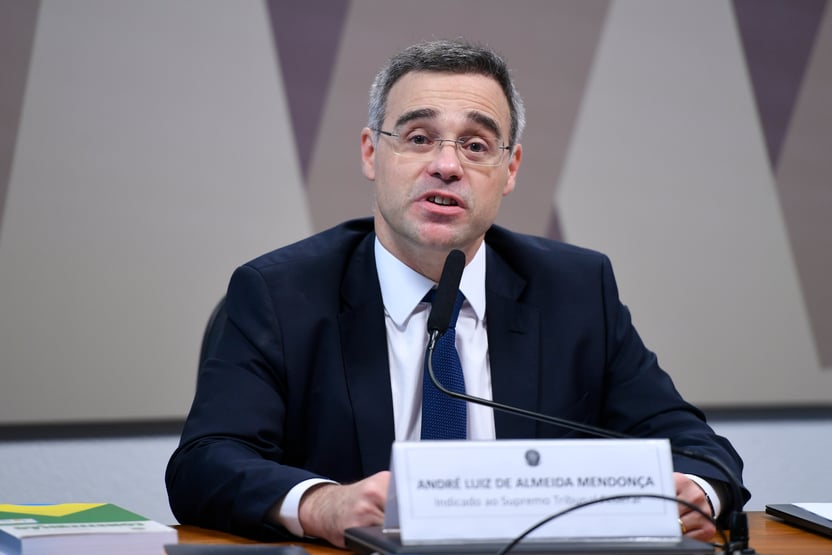 André Mendonça ainda não se declarou suspeito em ação contra Bolsonaro