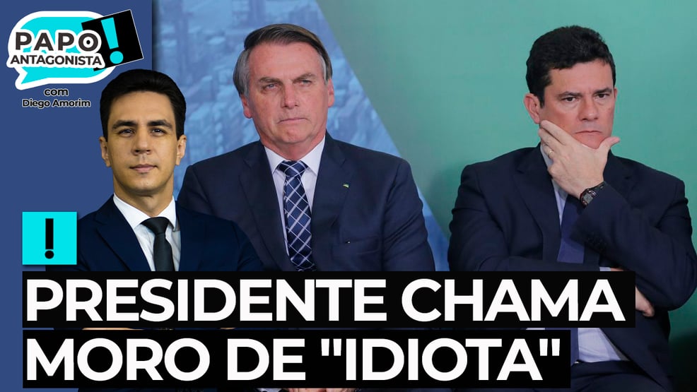 Bolsonaro morre de medo de Moro