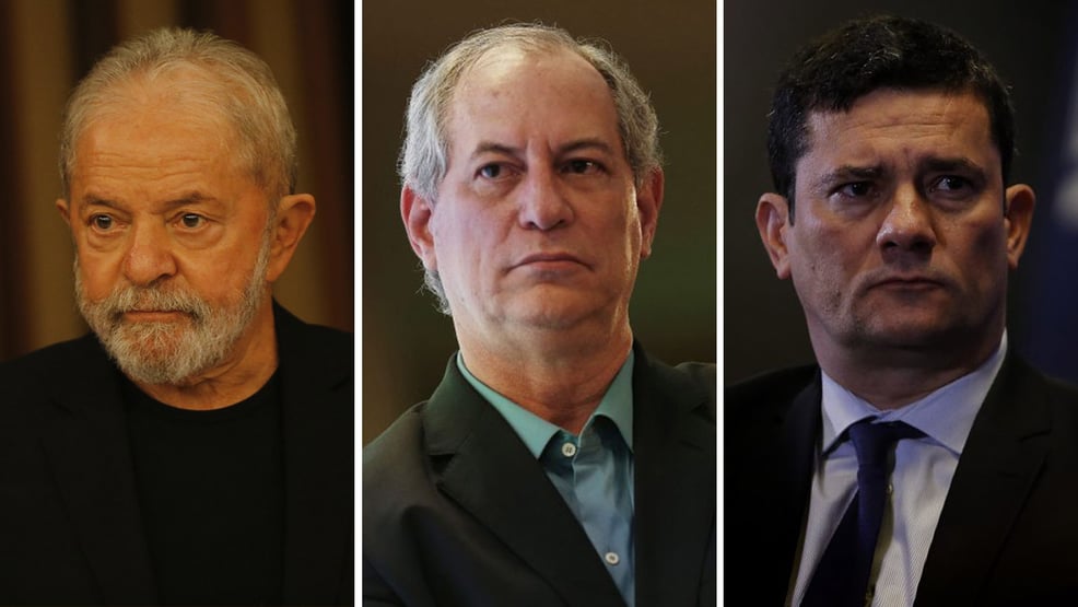 Potencial de voto aproxima Ciro e Sergio Moro de Lula