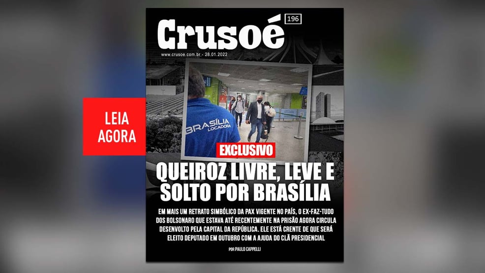 A espada de Queiroz na cabeça de Jair Bolsonaro