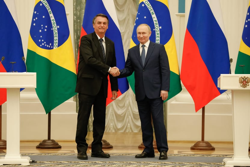 Putin diz a Bolsonaro que manterá fornecimento de fertilizantes