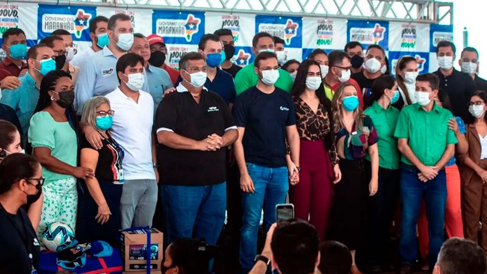 Presidente do PP com Flávio Dino