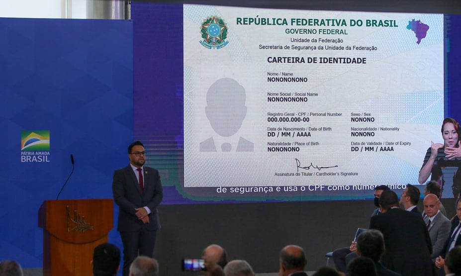 Governo federal lança carteira nacional de identidade