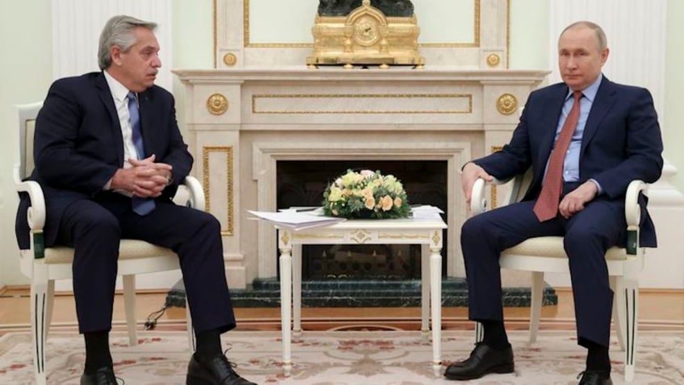 Em conversa com Putin, presidente argentino se queixa dos EUA e do FMI