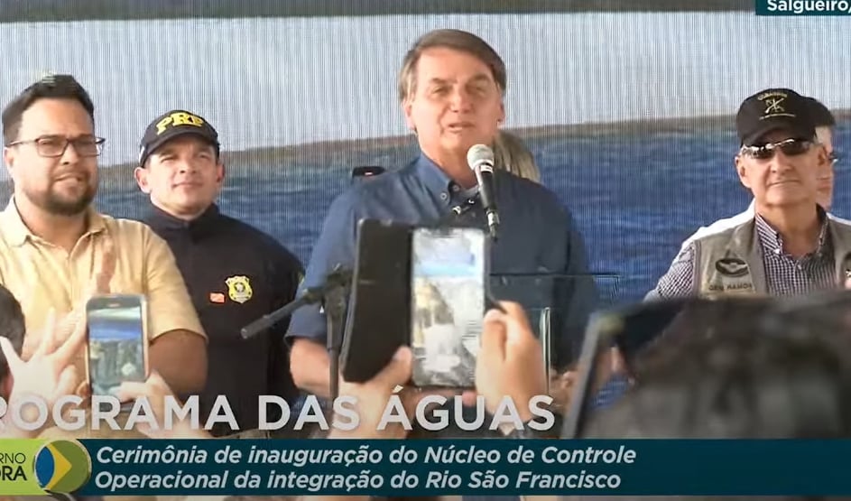 Em cerimônia em Pernambuco, Bolsonaro fala em “meu Nordeste”