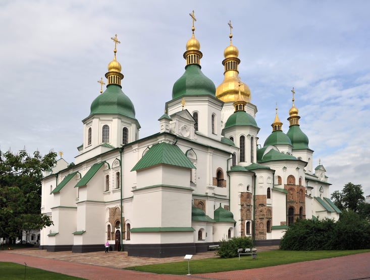 Ucrânia pede à Rússia que não destrua Catedral de Santa Sofia