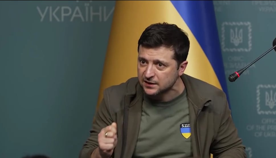 Rússia bloqueia 22 milhões de toneladas de produtos alimentícios, diz Zelensky