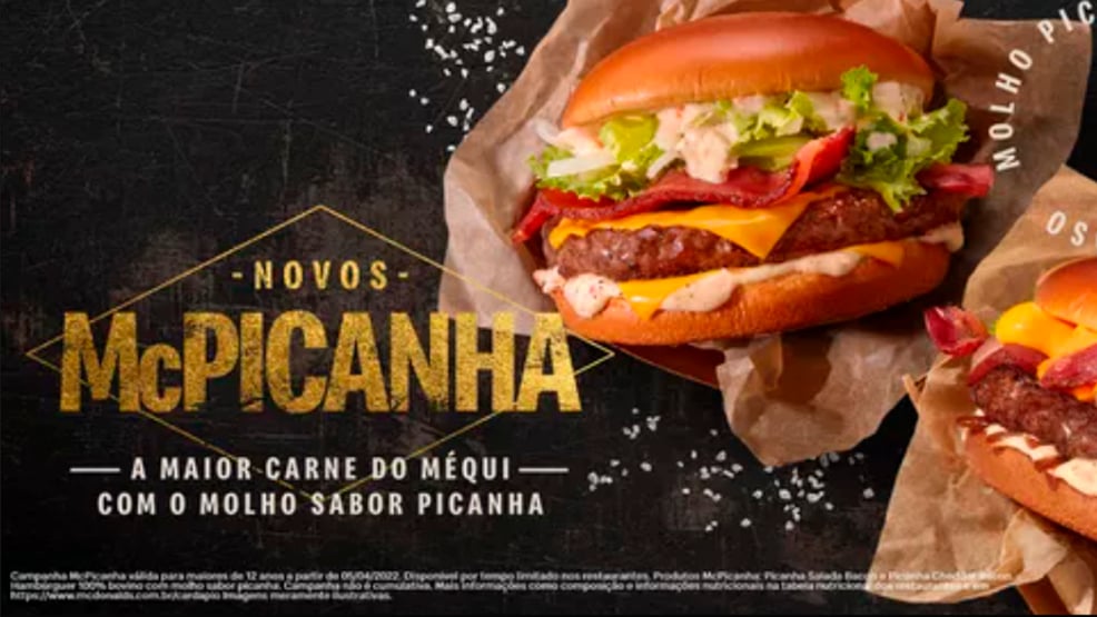 McDonalds suspende a venda de McPicanha sem picanha