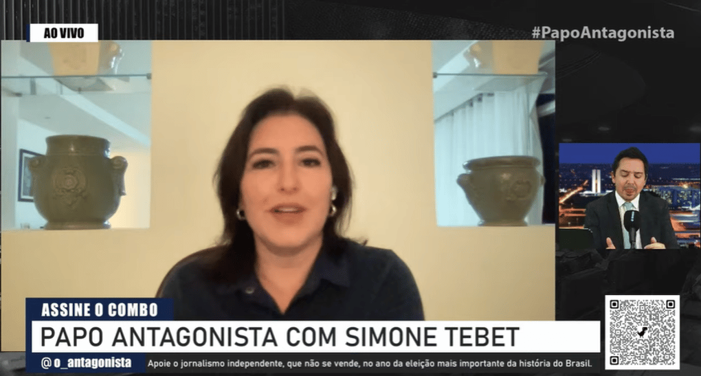 Não há novidade em Renan estar com Lula, diz Simone Tebet