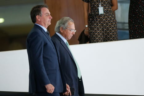 Bolsonaro, sobre Guedes: Chegamos juntos e sairemos juntos