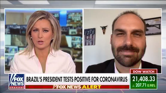Eduardo Bolsonaro não sabe o que é COVID-19