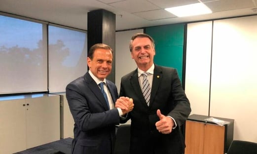 O detalhe que separa Bolsonaro e Doria