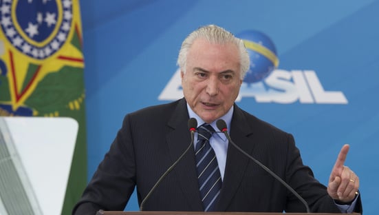 Temer: “Não vou ser candidato ao Planalto”