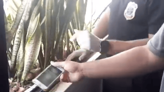 Preso ex-assessor que enterrou celular durante operação