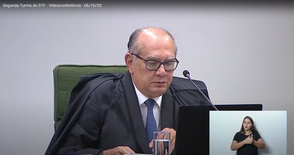 1 x 0 – Gilmar vota para manter foro de Flávio Bolsonaro em “rachadinhas”