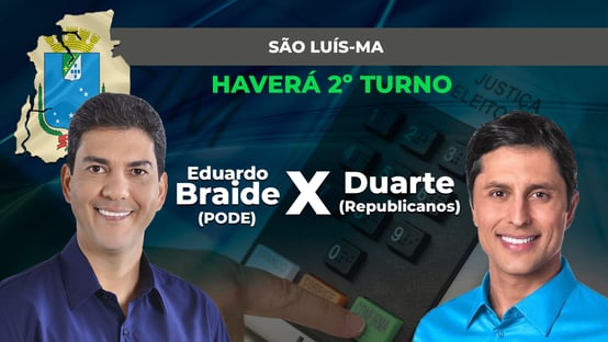SÃO LUÍS: BRAIDE E DUARTE NO 2º TURNO