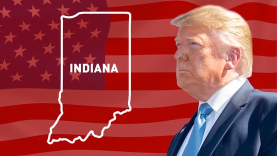 Trump vence em Indiana, terra do vice Mike Pence, e abre o placar