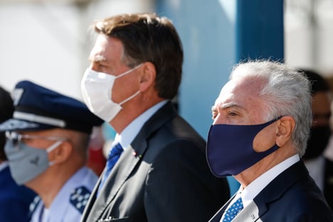 Bolsonaro almoça com Temer em Brasília