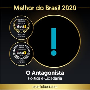 Prêmio iBest: O Antagonista é eleito o melhor site de Política e Cidadania