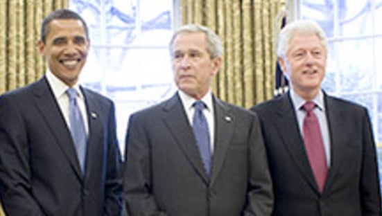 Clinton, Bush e Obama irão à posse de Biden