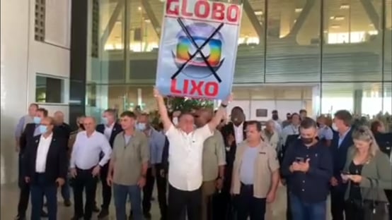 Bolsonaro quase dobra gasto com publicidade na Globo no primeiro semestre deste ano